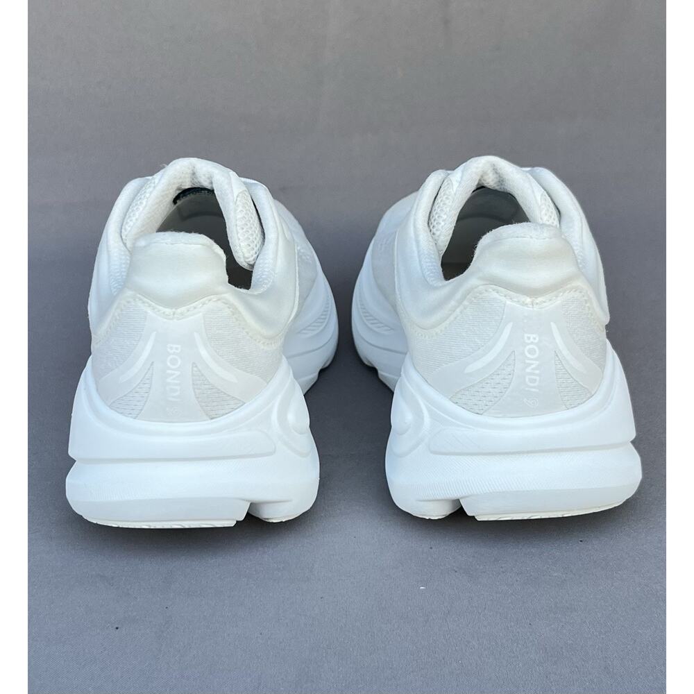 Hoka One One Bondi 9 Running Shoes White Men's Size 8 D US Size - Picture 7 of 11
